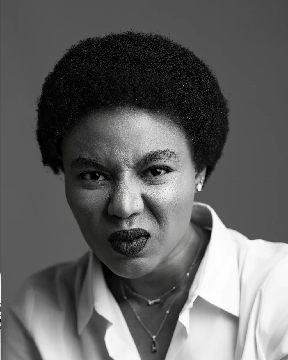Nancy Isime giving a knowing side-eye